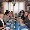 snoupi > Chez Rolande 2002 - à table from left to right - Rolande, Maman, Ivan, Christine, Erik, Yasmine, Tiphaine, Enora, Jessica, Catherine, Judy, Papa, and Germaine
