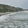 
Omaha Beach -  Pointe-du-Hoc Cliffs, as seen from Omaha Beach